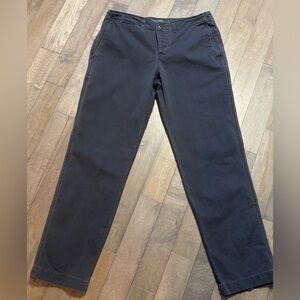 Ralph Lauren Sport Women’s Chino Pants Size 12 Navy Blue Cotton Stretch Button